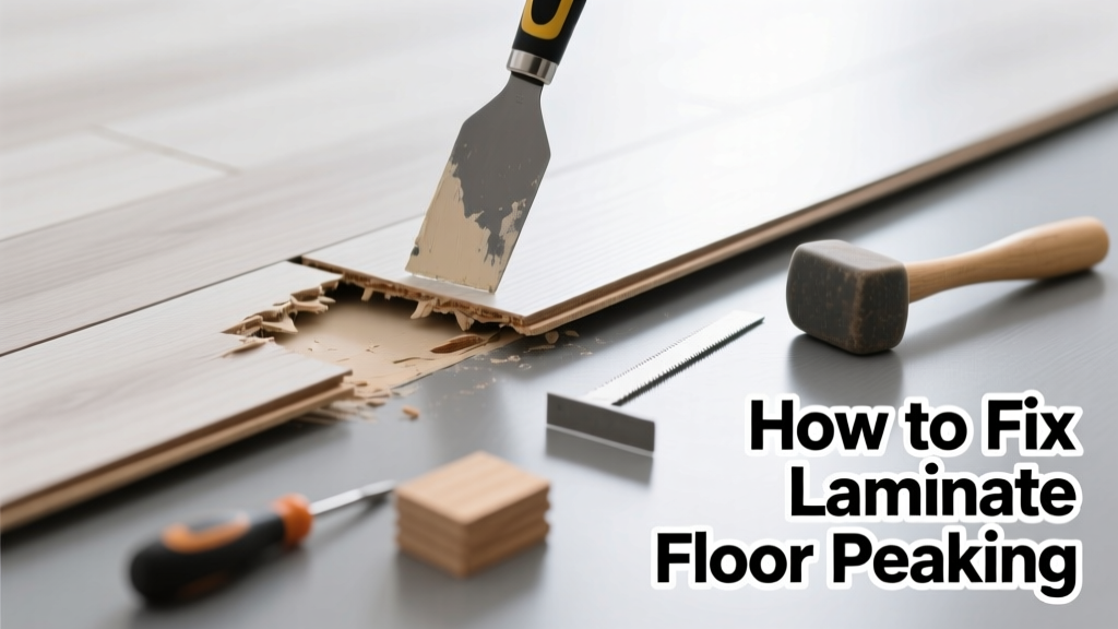 How to Fix Laminate Floor Peaking: DIY Repair Guide