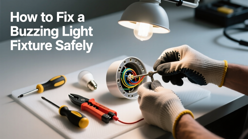 How to Fix a Buzzing Light Fixture Safely