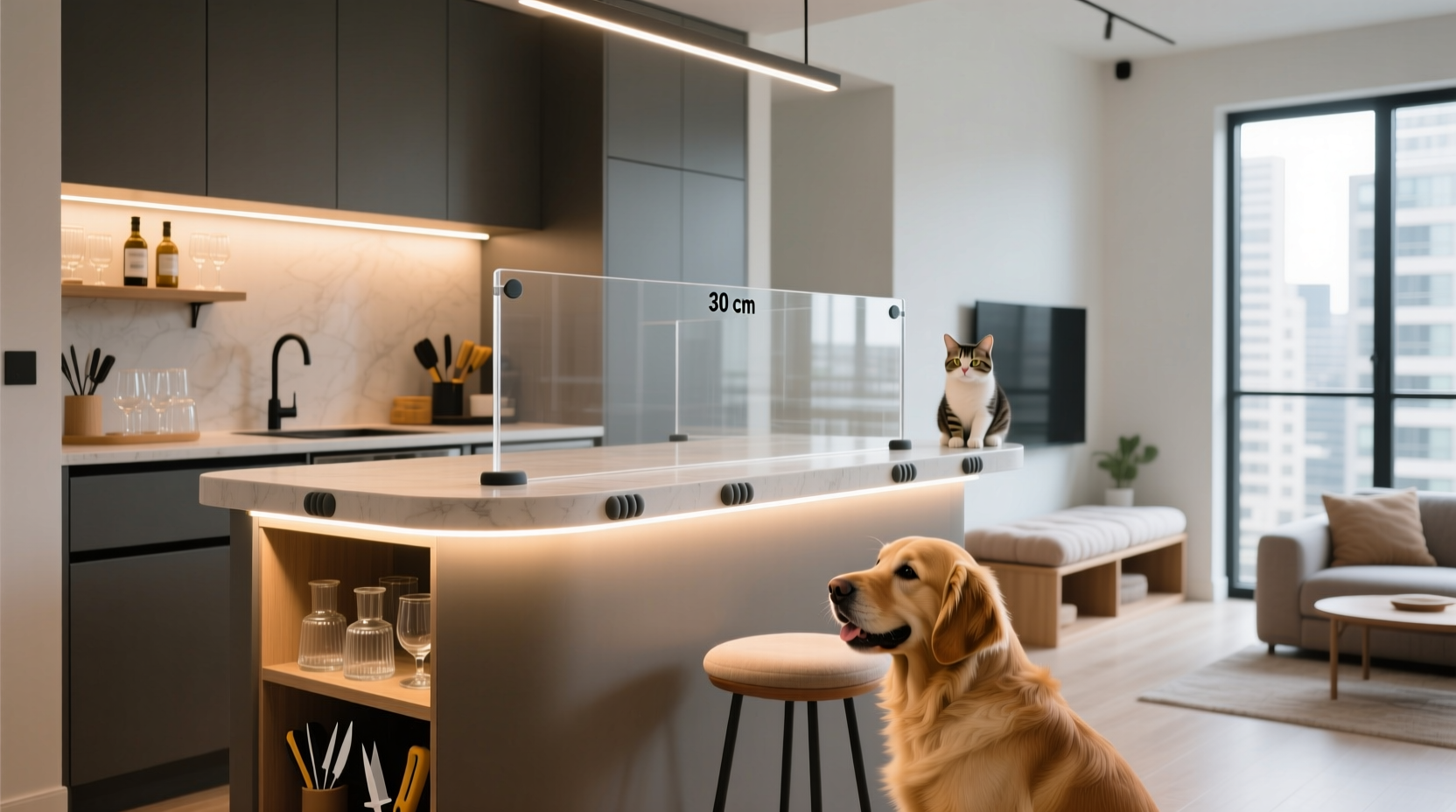 how to set up a pet-safe zone in your home bar to prevent accidents
