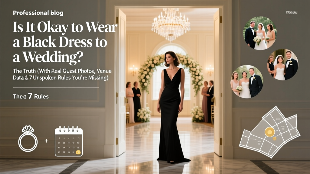 Black Dress to Wedding: Rules, Photos & Venue Data (2026)