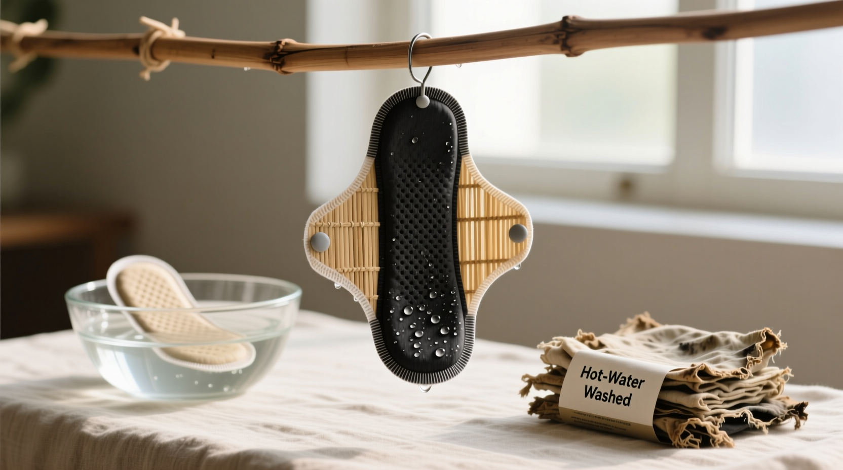 how to wash bamboo charcoal pads safely