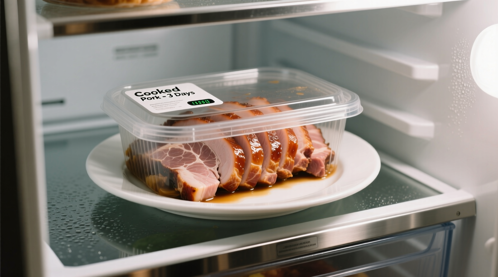 how long is cooked pork good in refrigerator