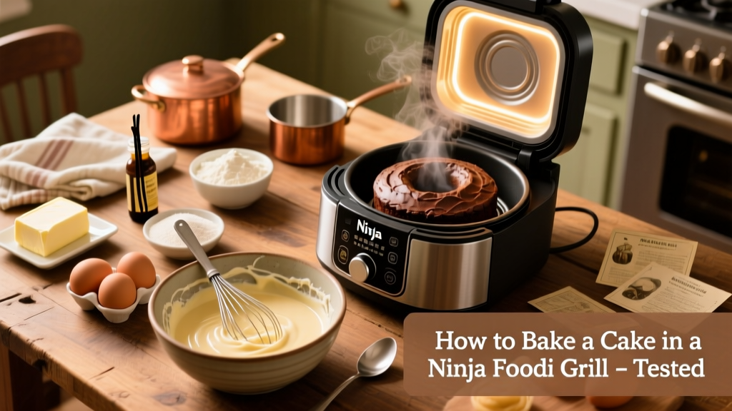 How to Bake a Cake in a Ninja Foodi Grill (Tested!)
