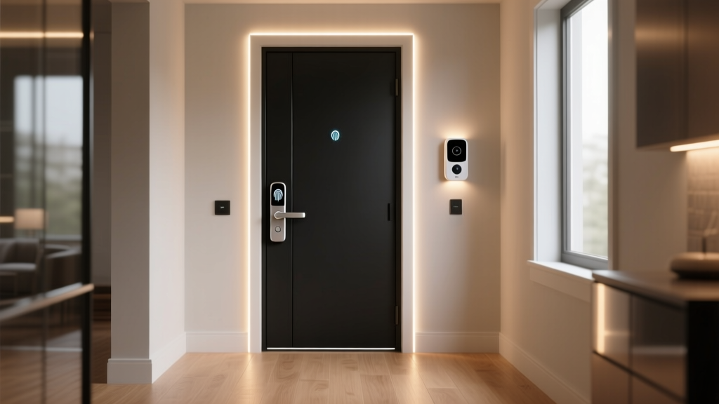Smart Home Security for the Front Entryway: Door, Lock, and Camera Setup