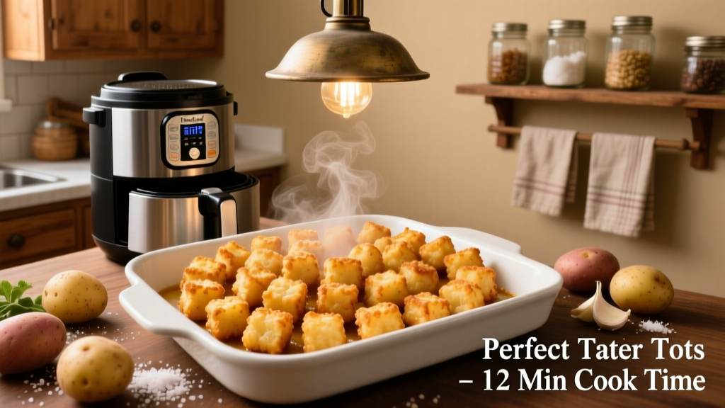 Perfect Frozen Tater Tots in Instant Pot Air Fryer