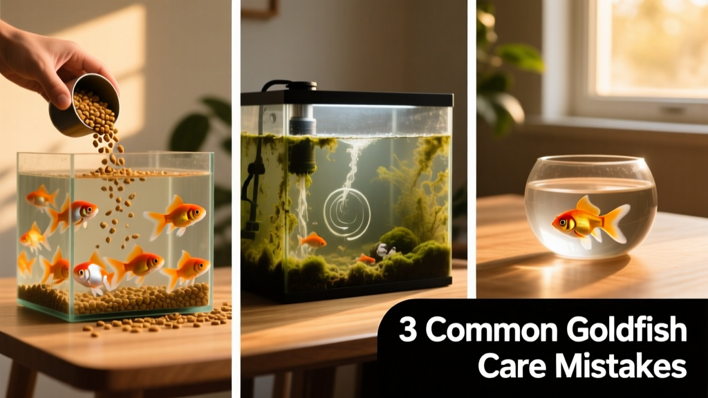 3 Common Mistakes of Goldfish Care