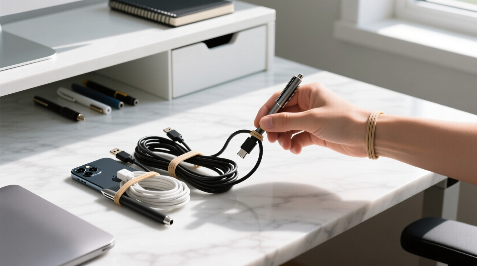 closet organization tips beauty tool chargers