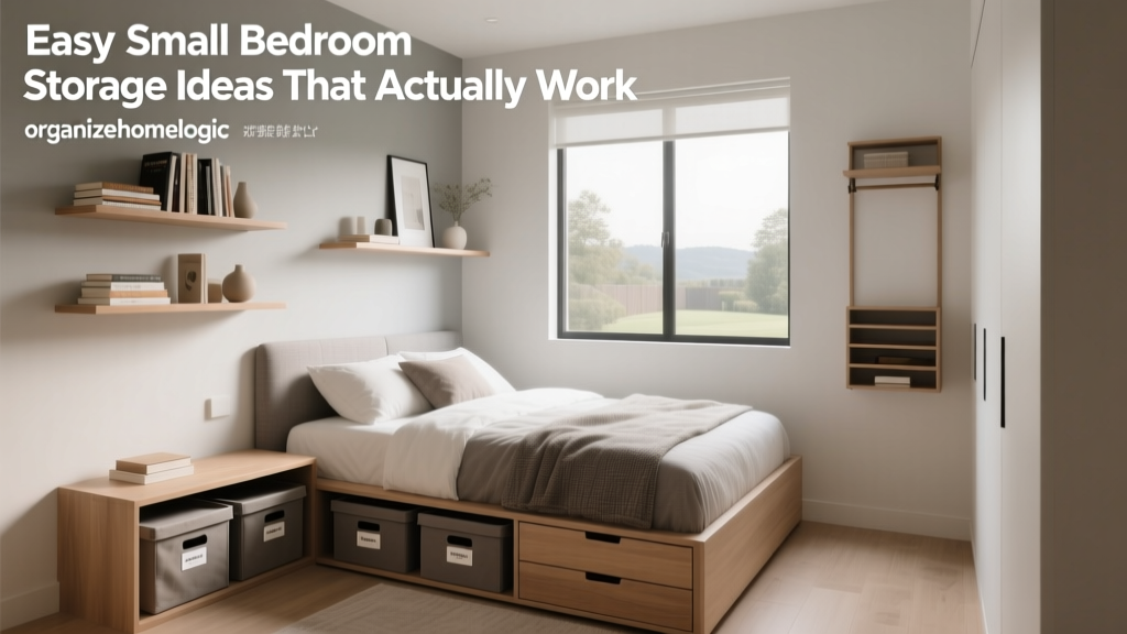Easy Small Bedroom Storage Ideas That Actually Work