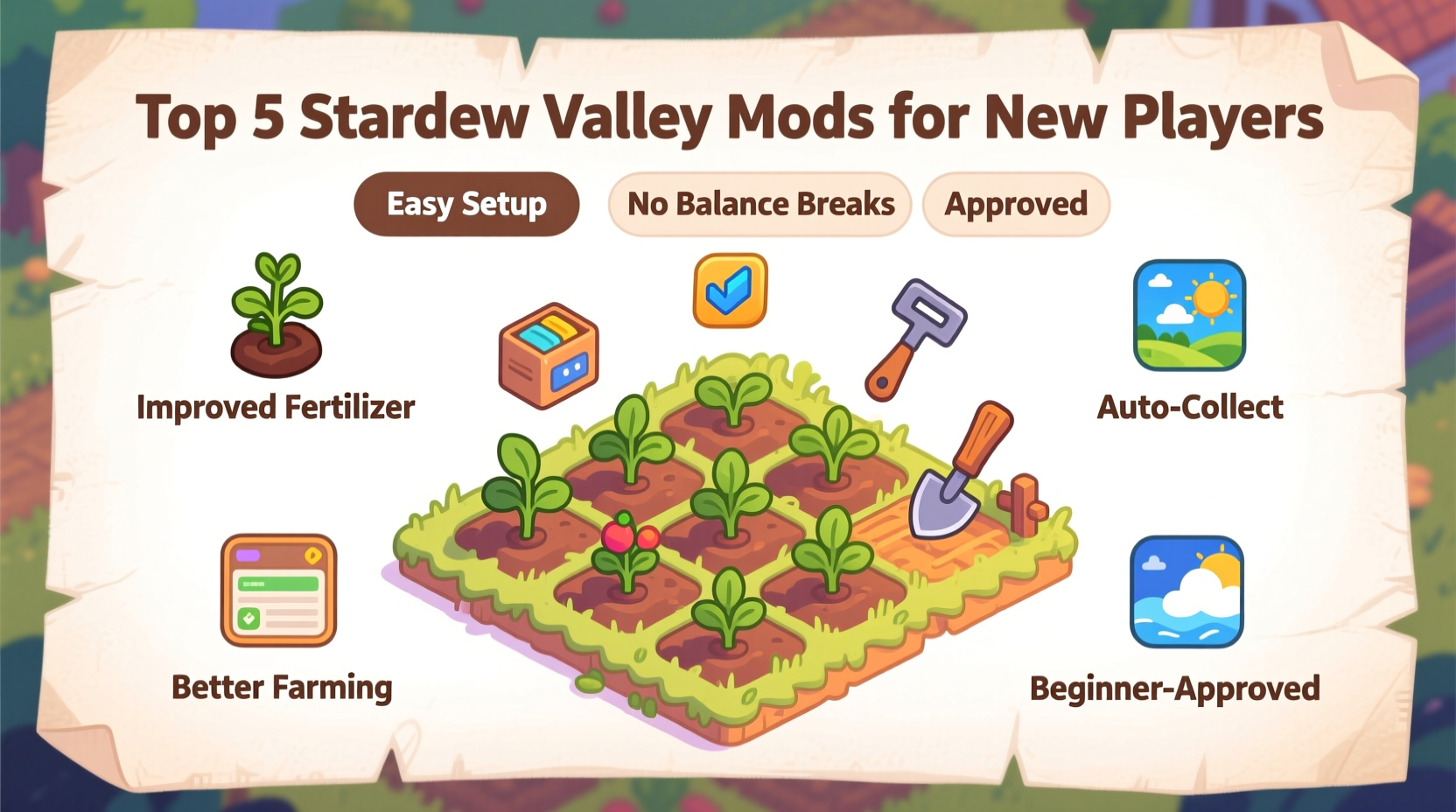 best stardew valley mods for beginners looking to enhance gameplay without breaking it