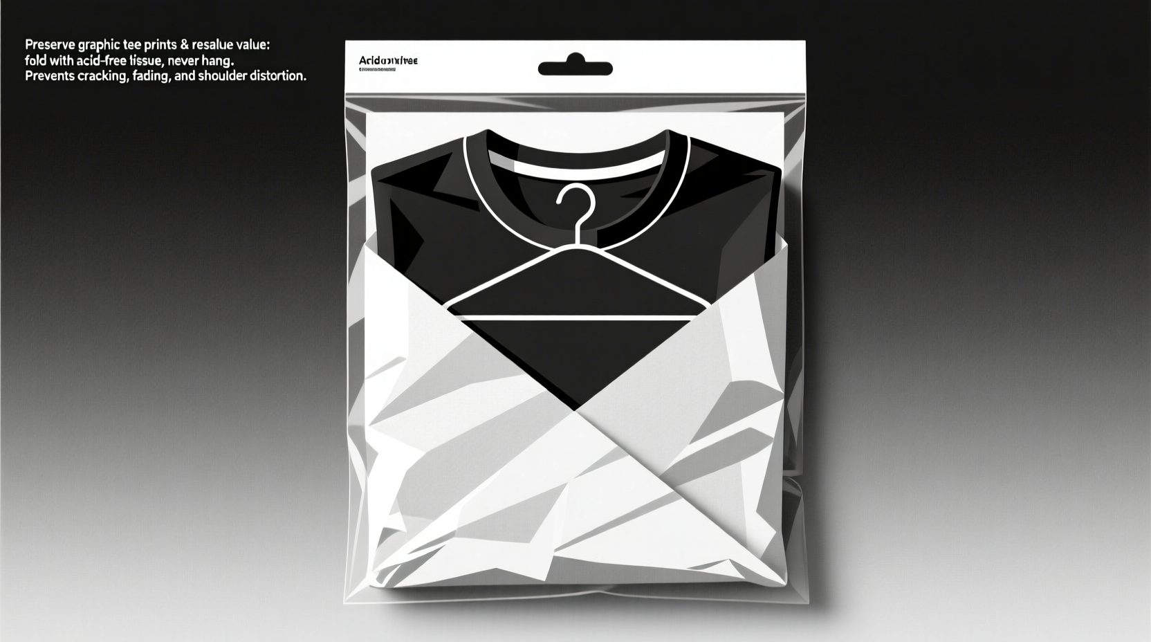 folding vs hanging graphic tees preserve prints value