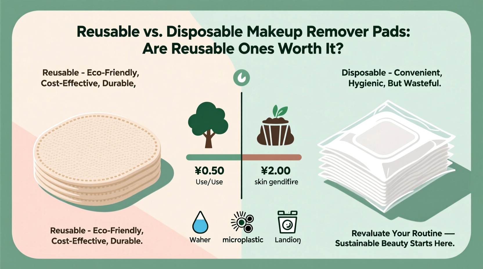 are reusable makeup remover pads really worth it compared to disposable ones