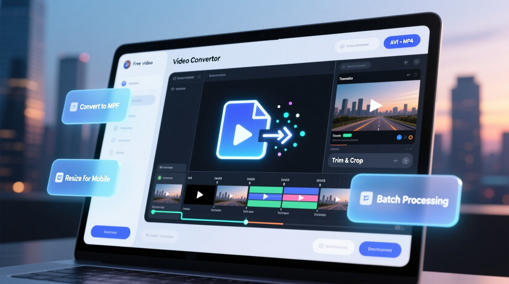 free video converter edits and converts your video file