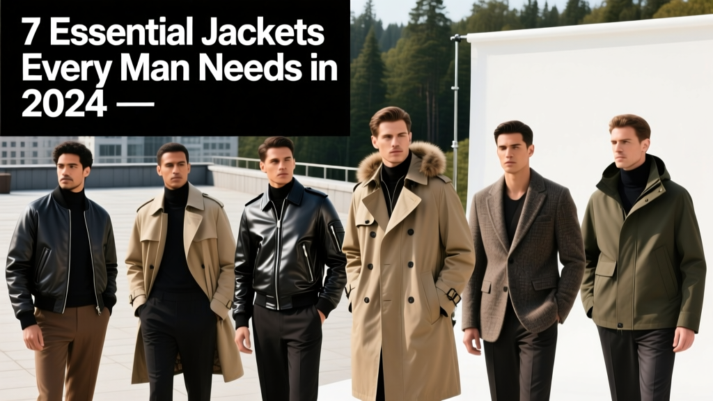7 Essential Jackets Every Man Needs in 2024