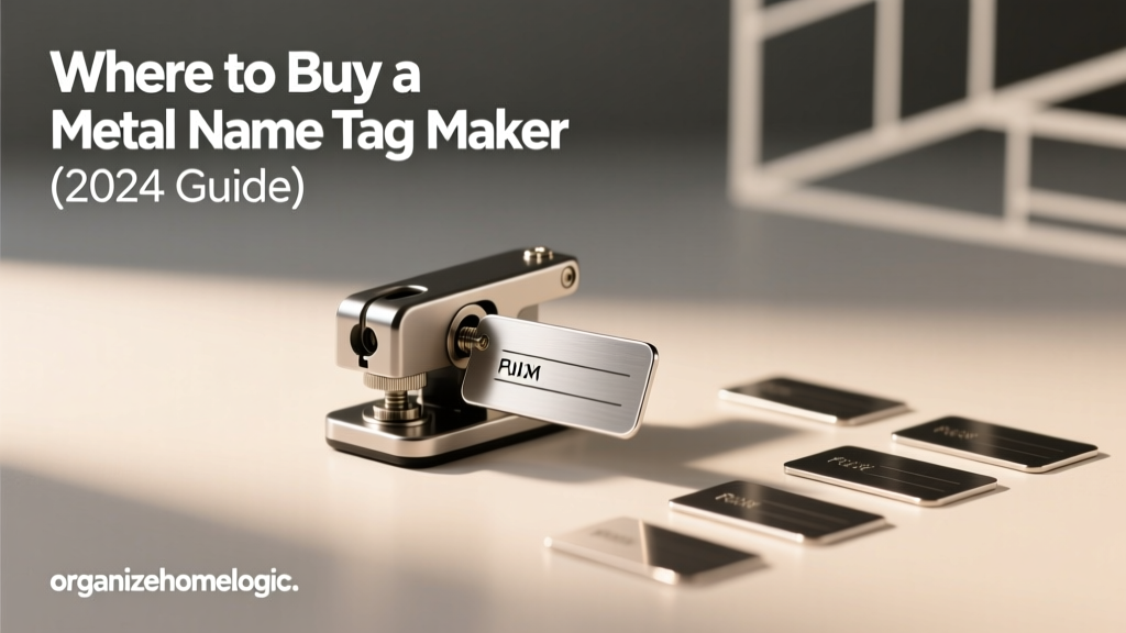 Where to Buy a Metal Name Tag Maker (2024 Guide)