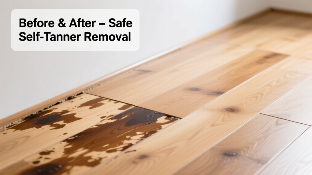 How to Remove Self Tanner from Hardwood Floors Safely
