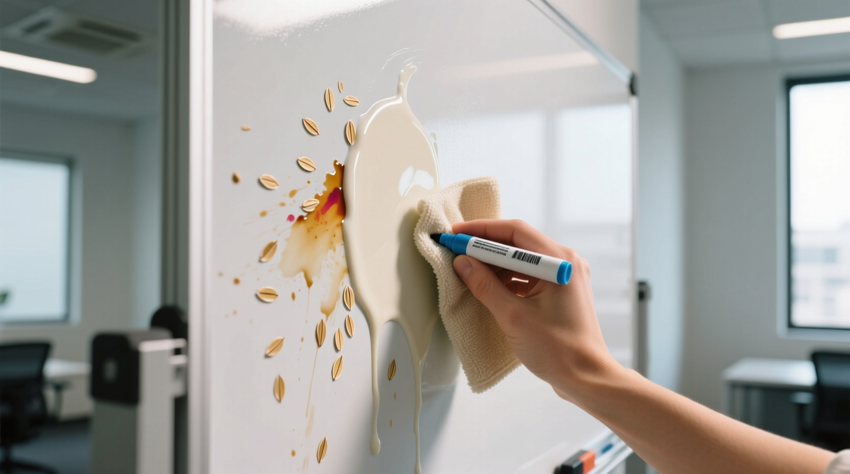oat milk whiteboard cleaner tips
