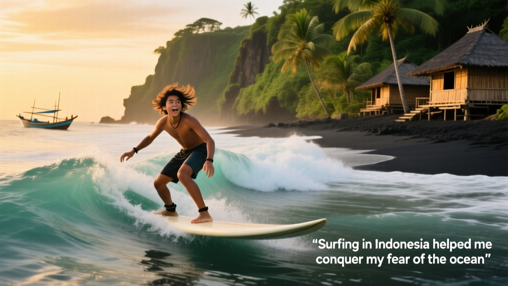 Surfing In Indonesia Helped Me Conquer My Fear Of The Ocean