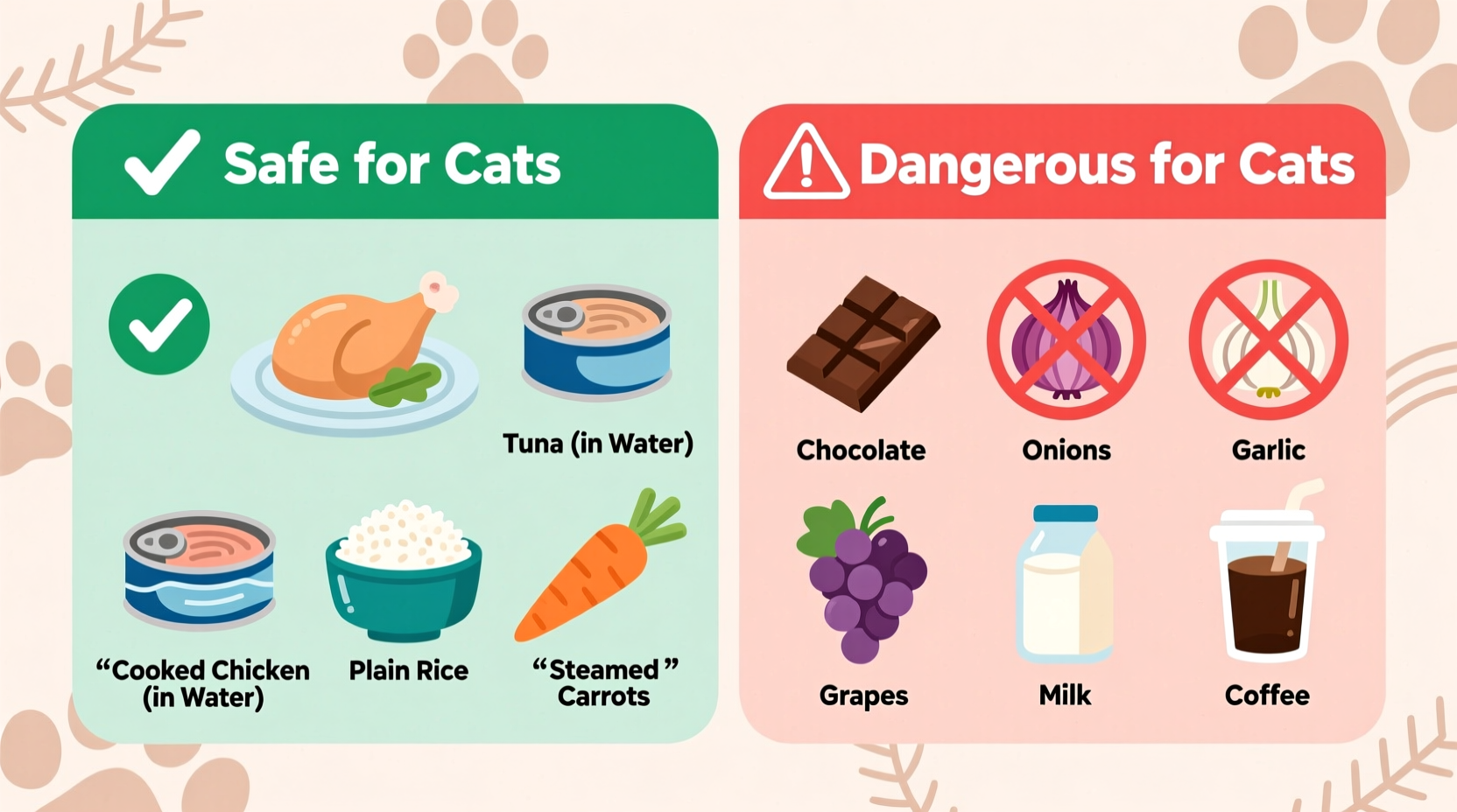 what can cats eat human food