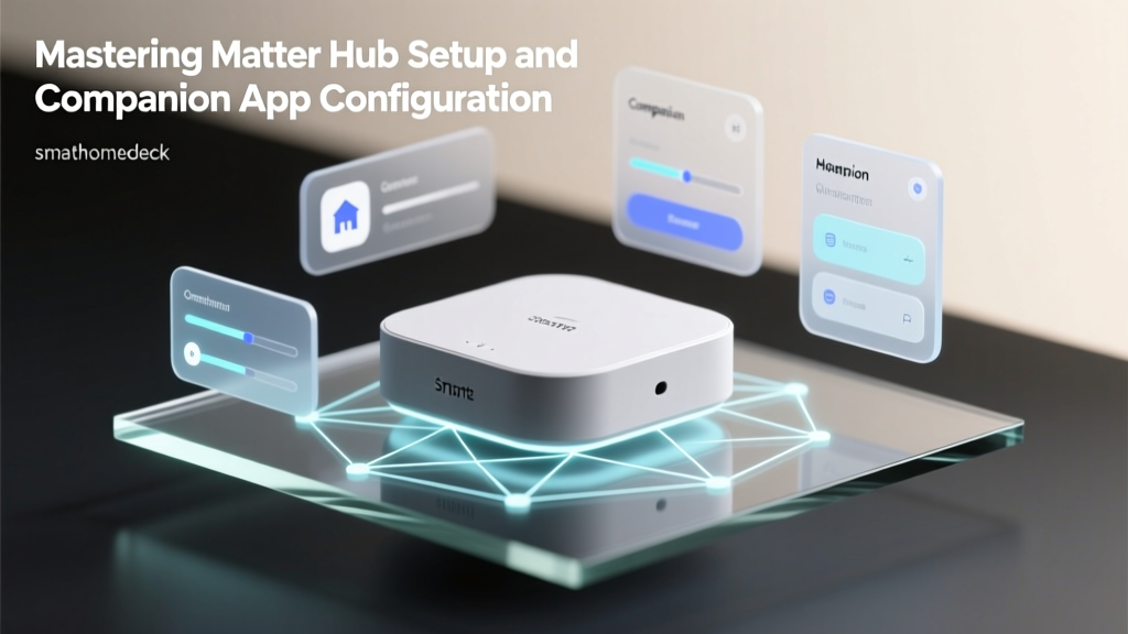 Mastering Matter Hub Setup and Companion App Configuration