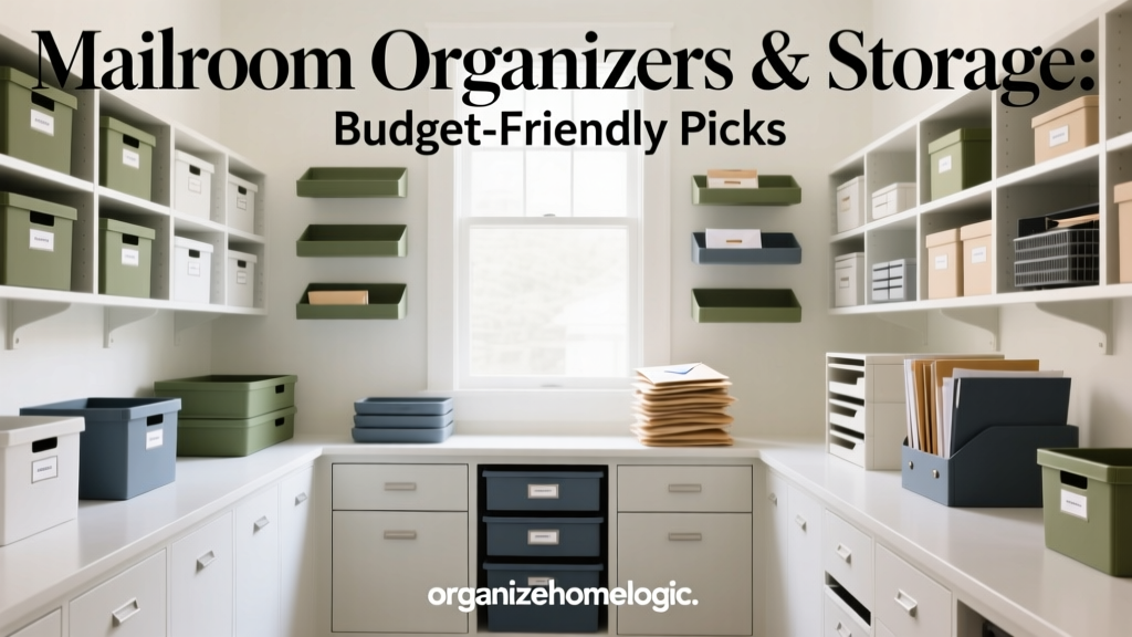 Mailroom Organizers & Storage: Budget-Friendly Picks