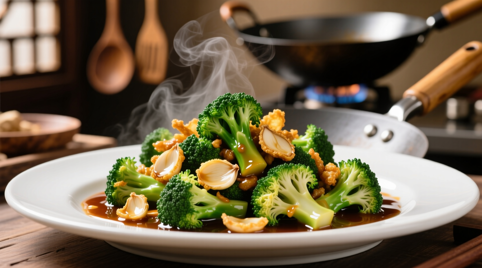 Chinese Greens Broccoli Oyster Sauce Fried Garlic: Science-Backed Method