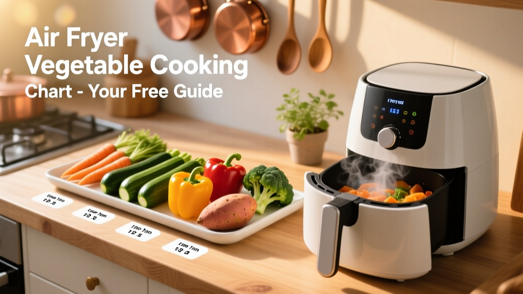 Air Fryer Vegetable Cooking Chart: Free Printable