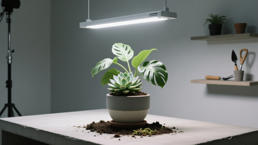 Indoor LED Light for Soil-Grown Plants: PPFD Guide