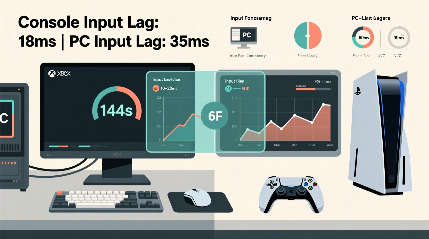 why do some games feel easier on console than pc input lag factors