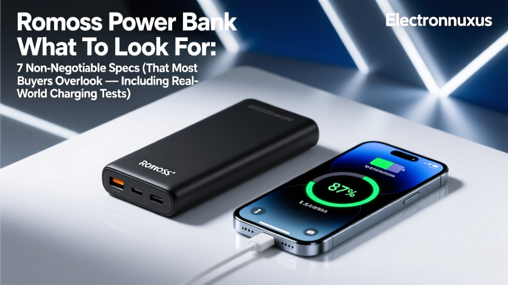 Romoss Power Bank What To Look For: 7 Non-Negotiable Specs (That Most Buyers Overlook — Including Real-World Charging Tests)