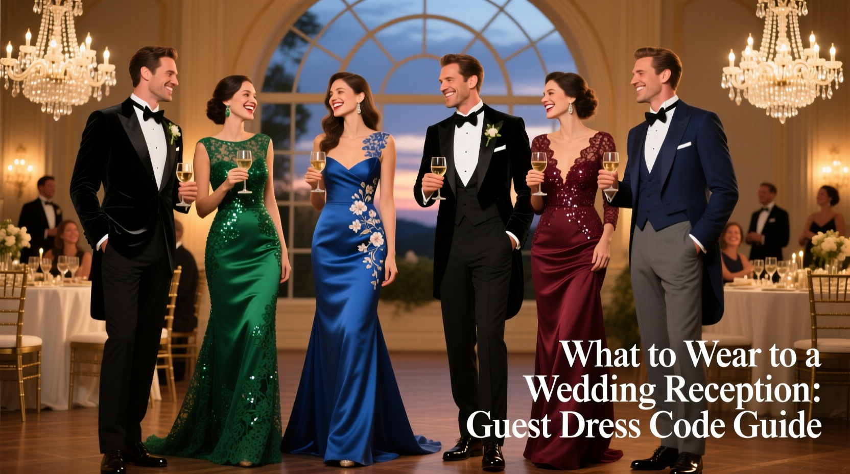 what to wear to a wedding reception
