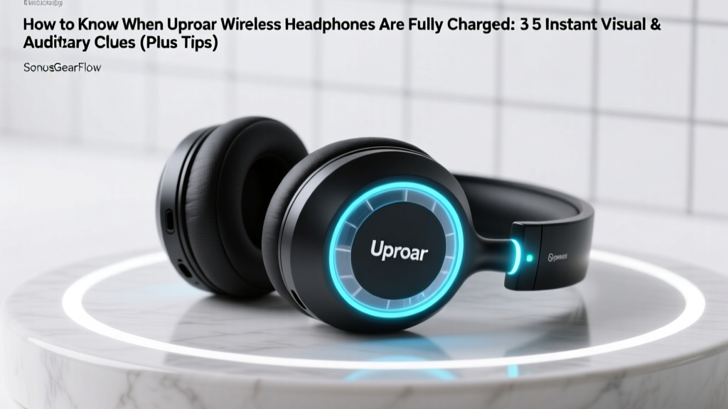 Uproar Wireless Headphones Fully Charged Signs