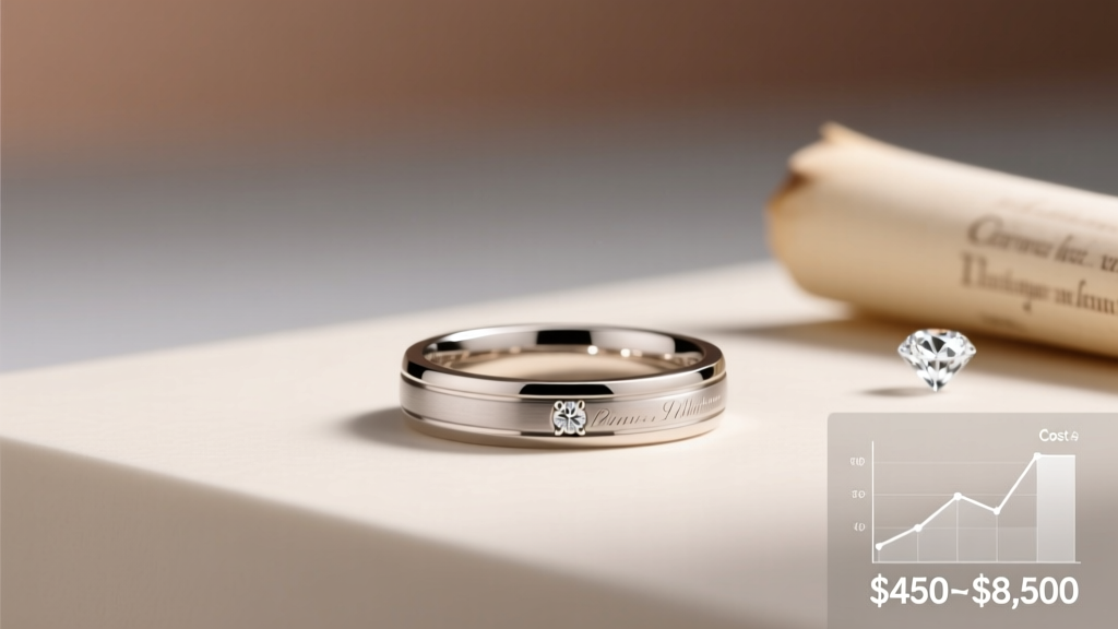 Custom Wedding Band Cost: $450–$8,500 (2026)