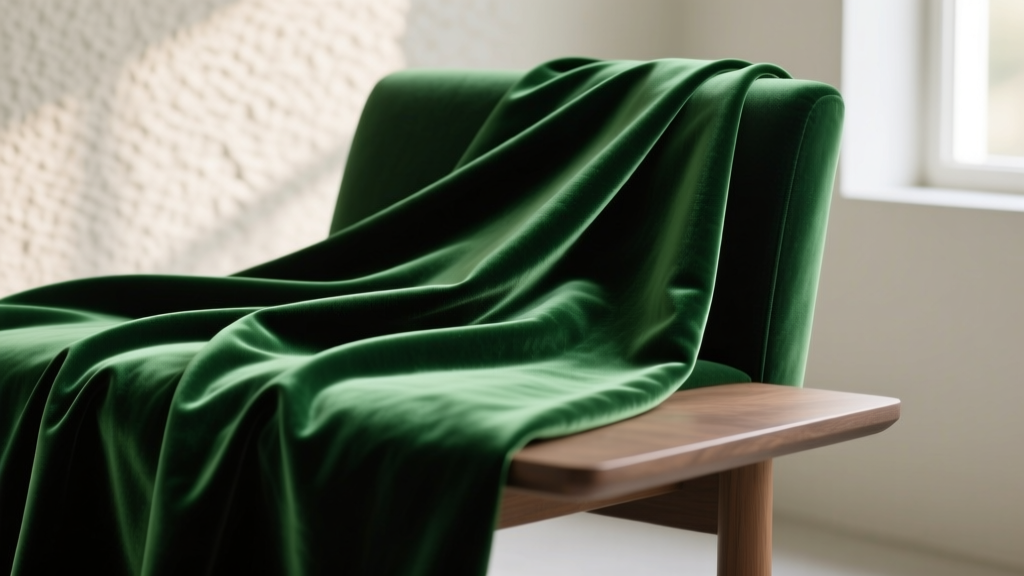 Green Velvet Upholstery Fabric by the Yard: Cost-Smart Guide