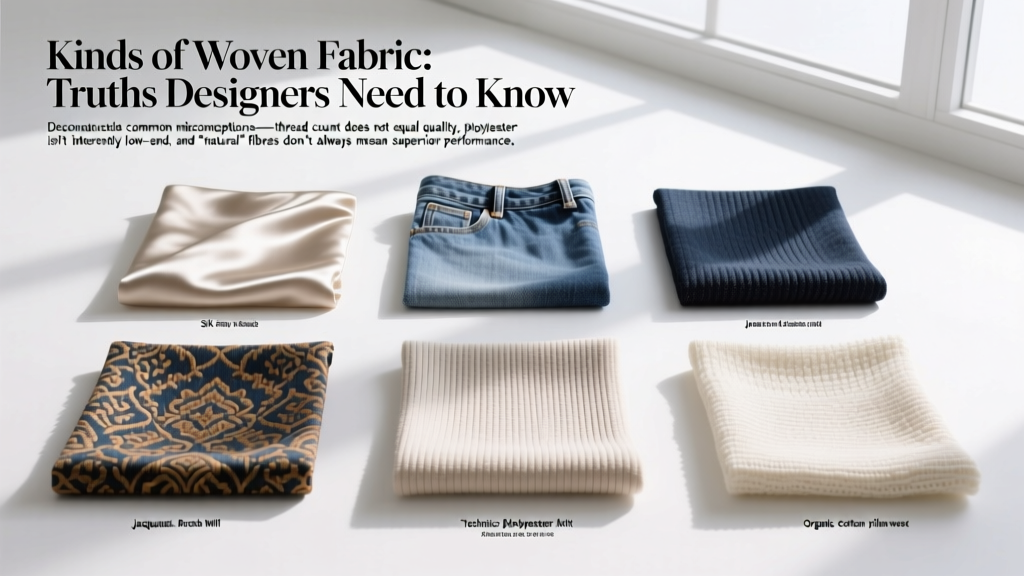 Kinds of Woven Fabric: Truths Designers Need to Know