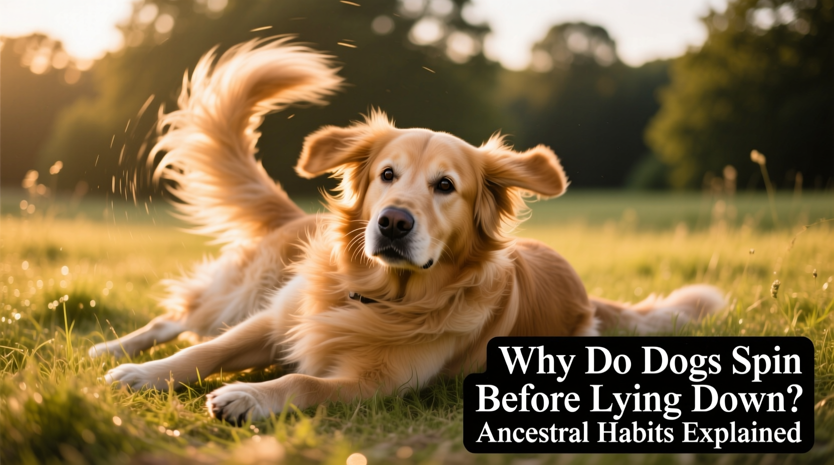 why do dogs spin in circles before lying down ancestral habits explained