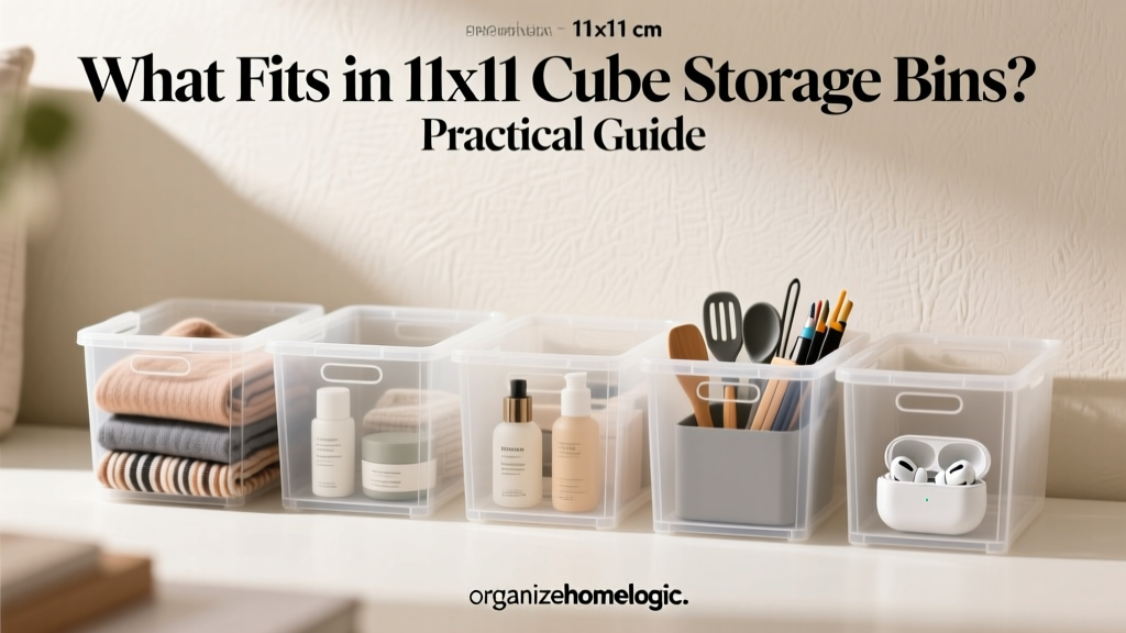 What Fits in 11x11 Cube Storage Bins? Practical Guide