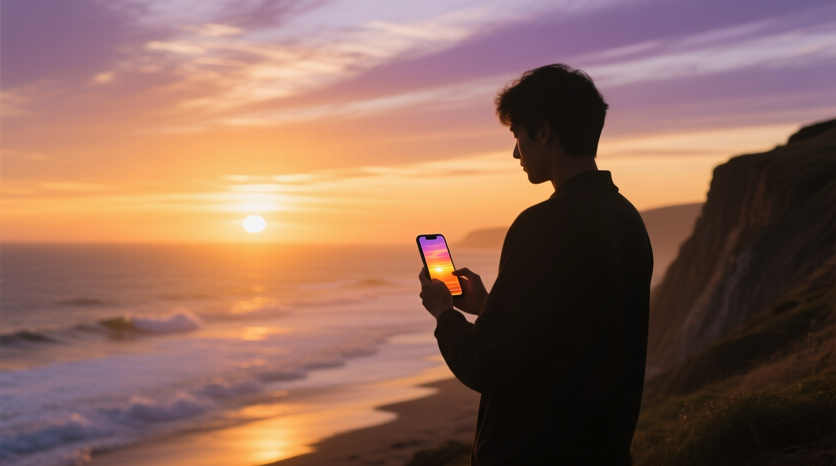 sunset lets you use your phone without losing your nigh