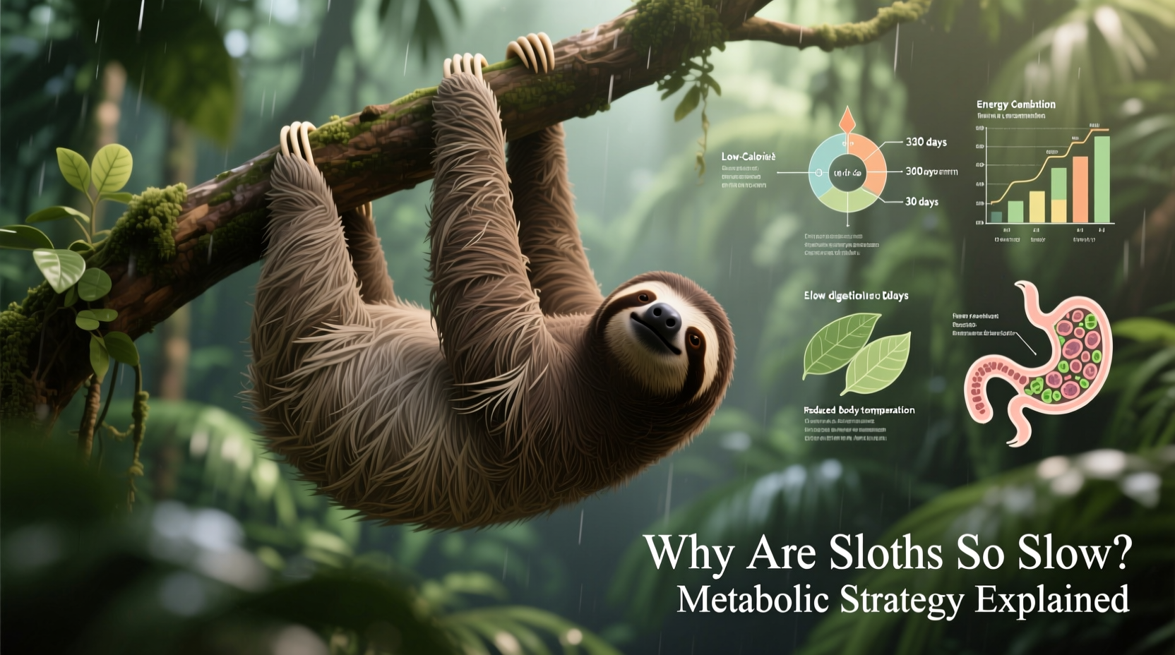 why are sloths so slow metabolic strategy explained