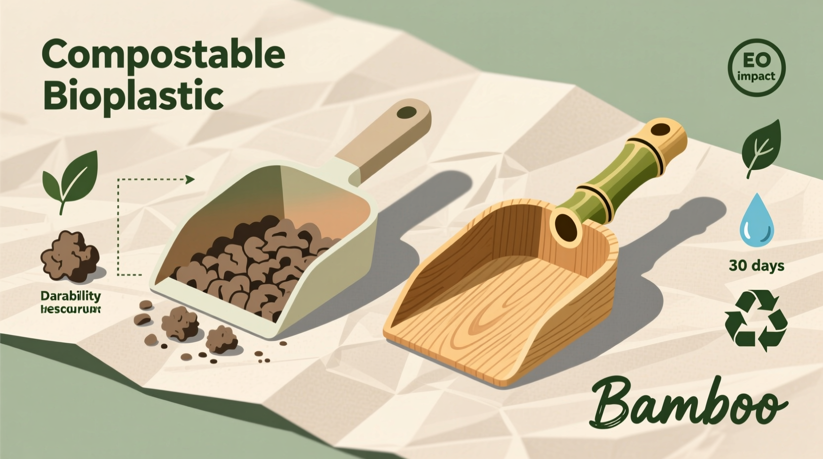 compostable vs bamboo scoop which holds up better