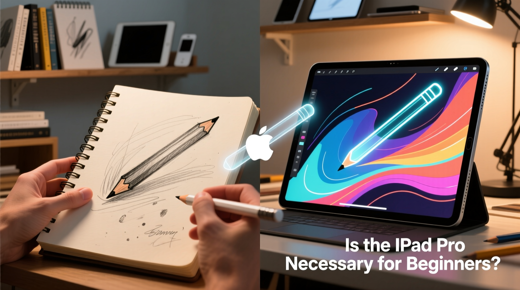 digital art vs traditional sketching is buying an ipad pro necessary for beginners