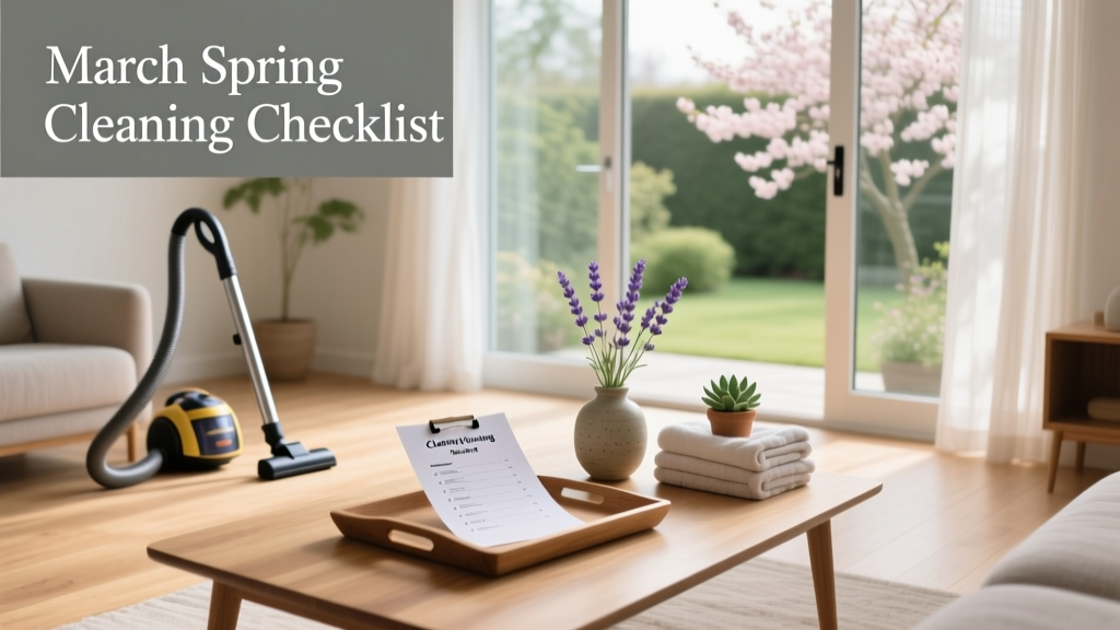 March Spring Cleaning Checklist: Home Maintenance Guide