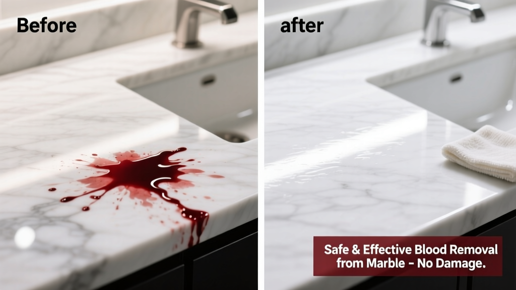 How to Remove Blood from Marble Safely and Effectively