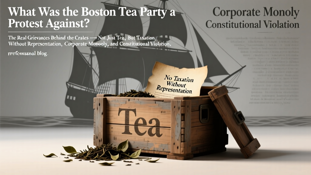 What Was The Boston Tea Party A Protest Against