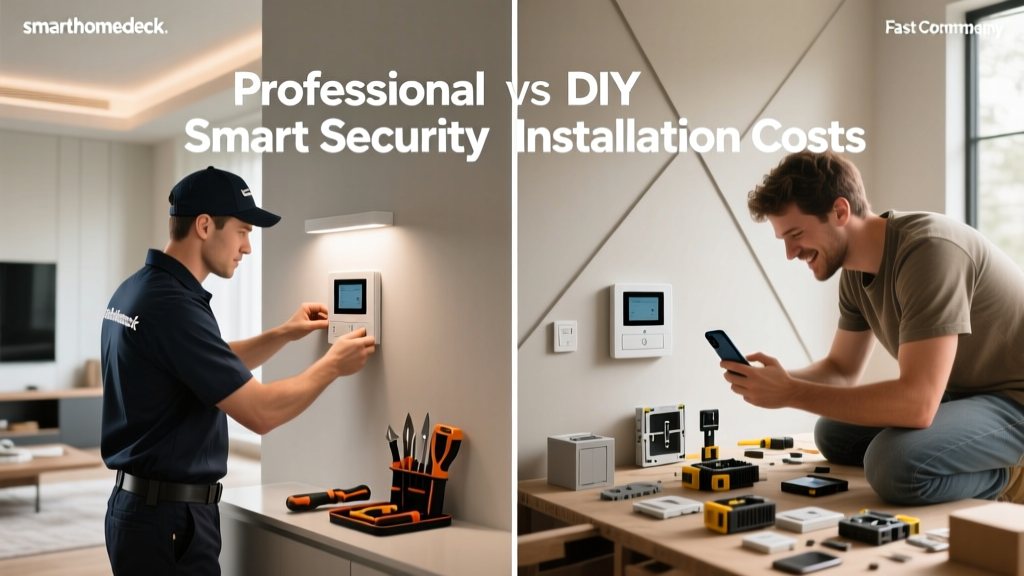 Professional vs DIY Smart Security Installation Costs