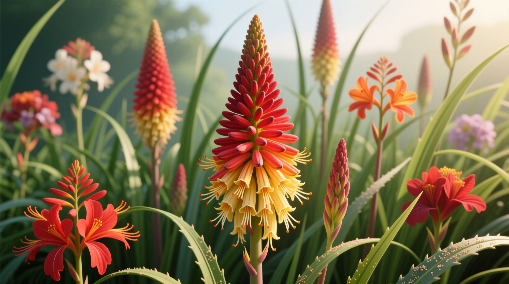 kniphofia varieties