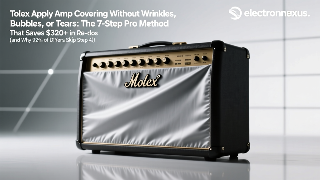 Tolex Apply Amp Covering Without Wrinkles, Bubbles, or Tears: The 7-Step Pro Method That Saves $320+ in Re-dos (and Why 92% of DIYers Skip Step 4)
