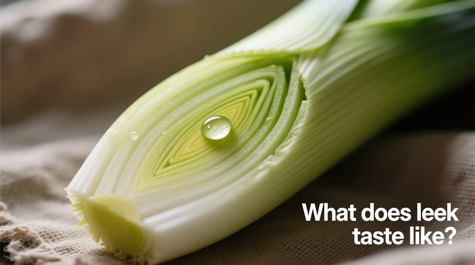 Frischer Lauch im Vergleich zu altem Lauch