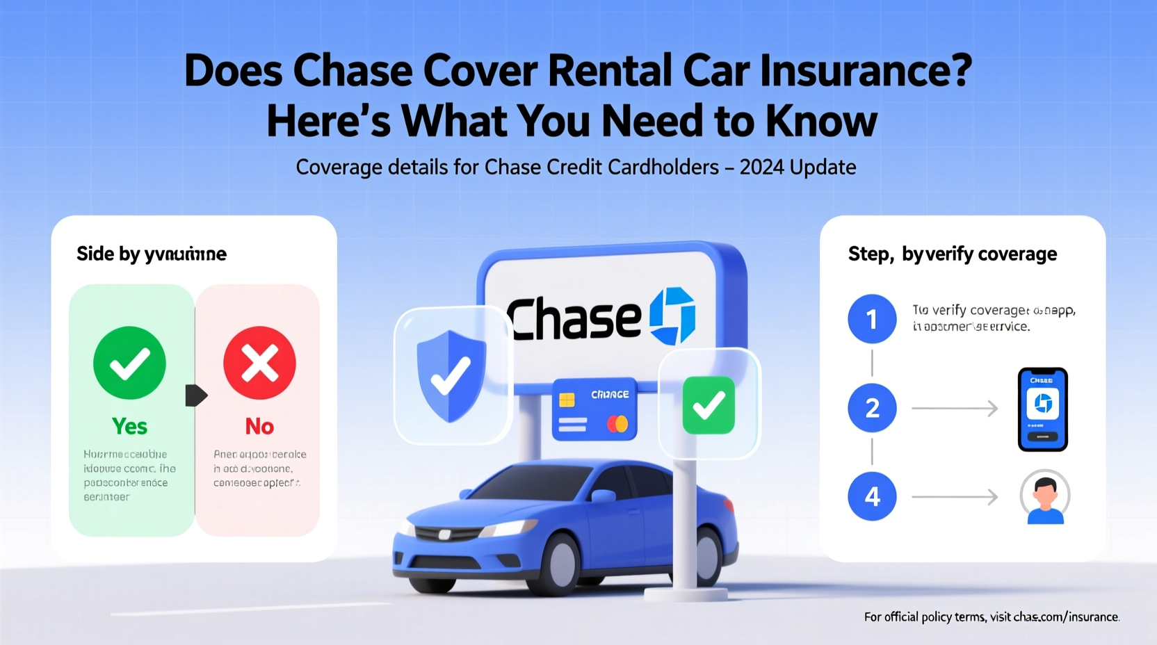 does chase cover rental car insurance