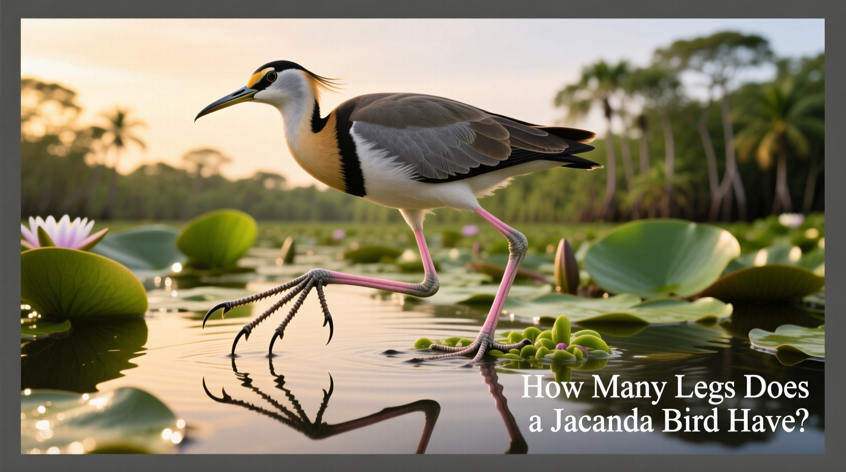 How Many Legs Does a Jacana Bird Have?