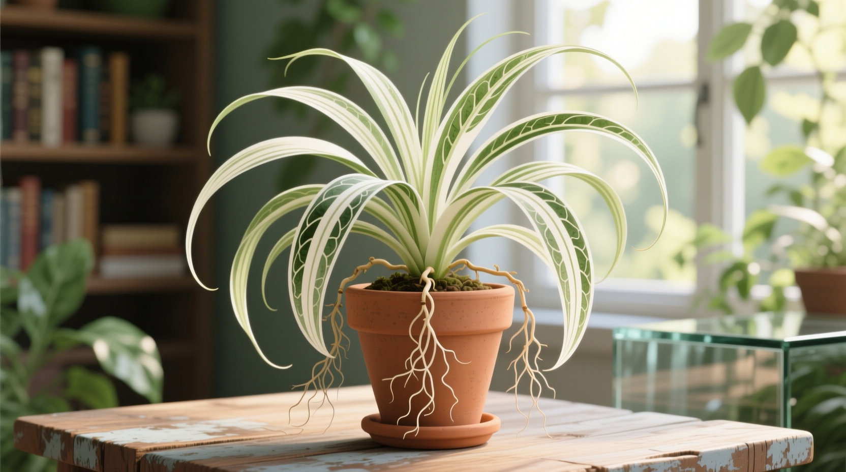 types of spider plant
